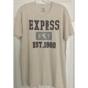 EXPRESS Men's Short Sleeve Fitted Tee, L